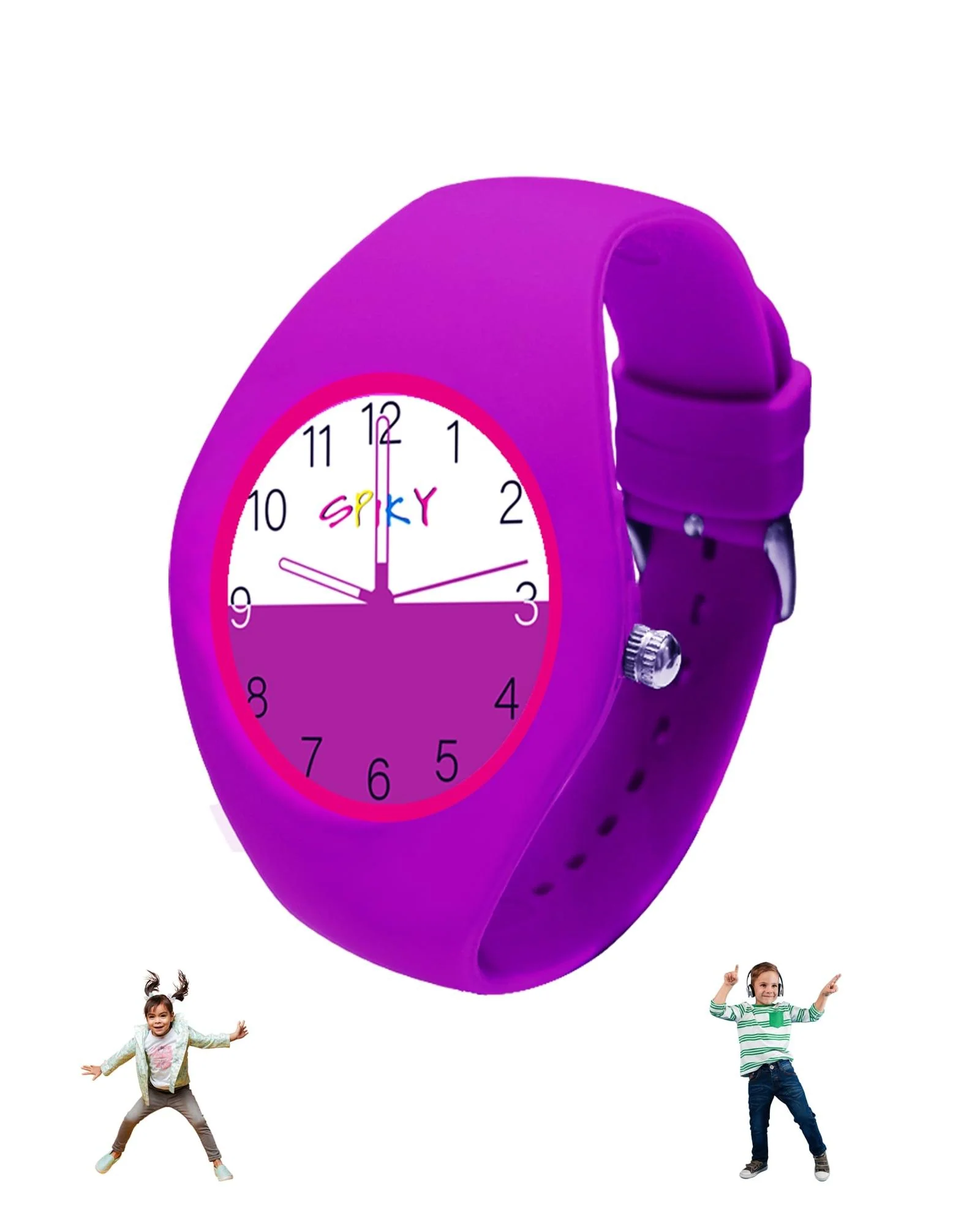 Spiky Round Casual Analog Kids Watch EVA39 - Image 15