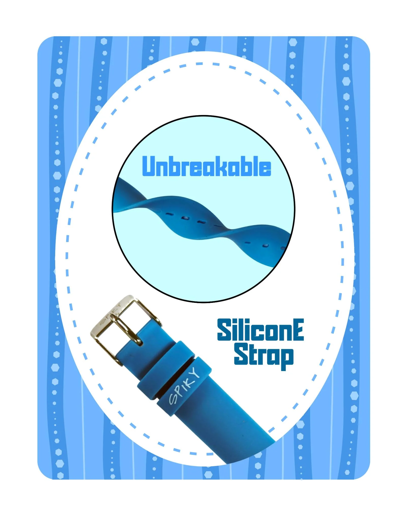 Spiky Round Casual Analog Kids Watch EVA39 - Image 19