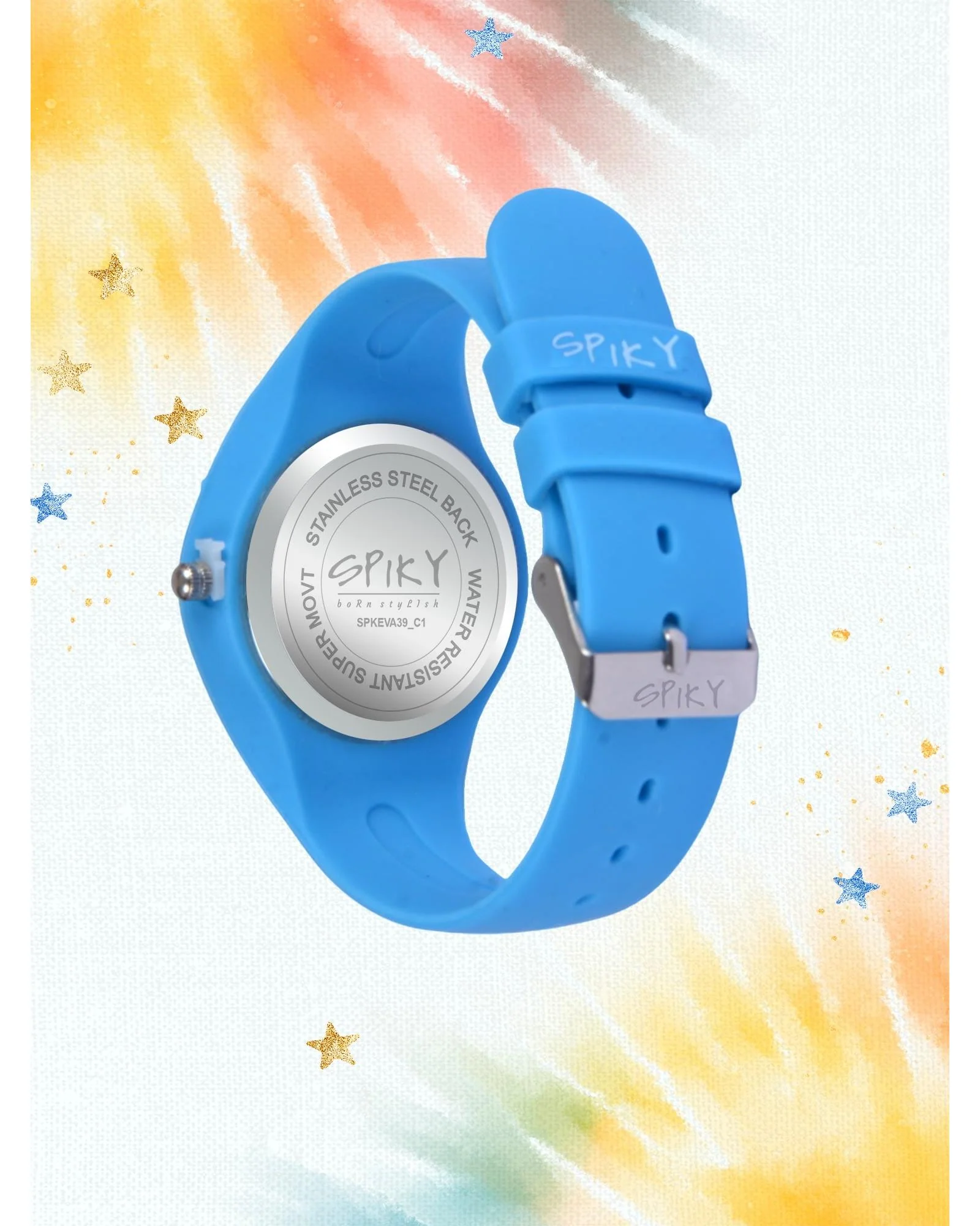 Spiky Round Casual Analog Kids Watch EVA39 - Image 20