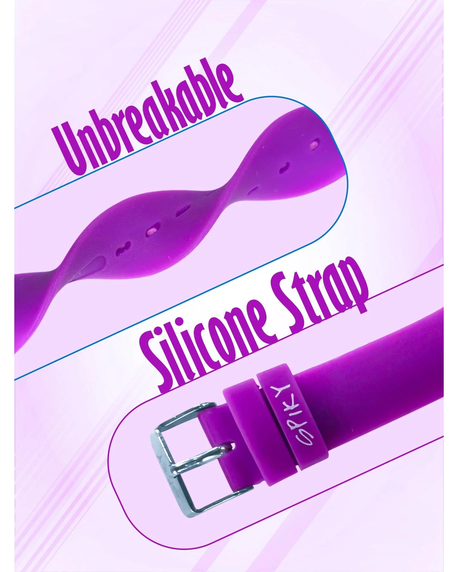 Spiky Round Casual Analog Kids Watch EVA39 - Image 5