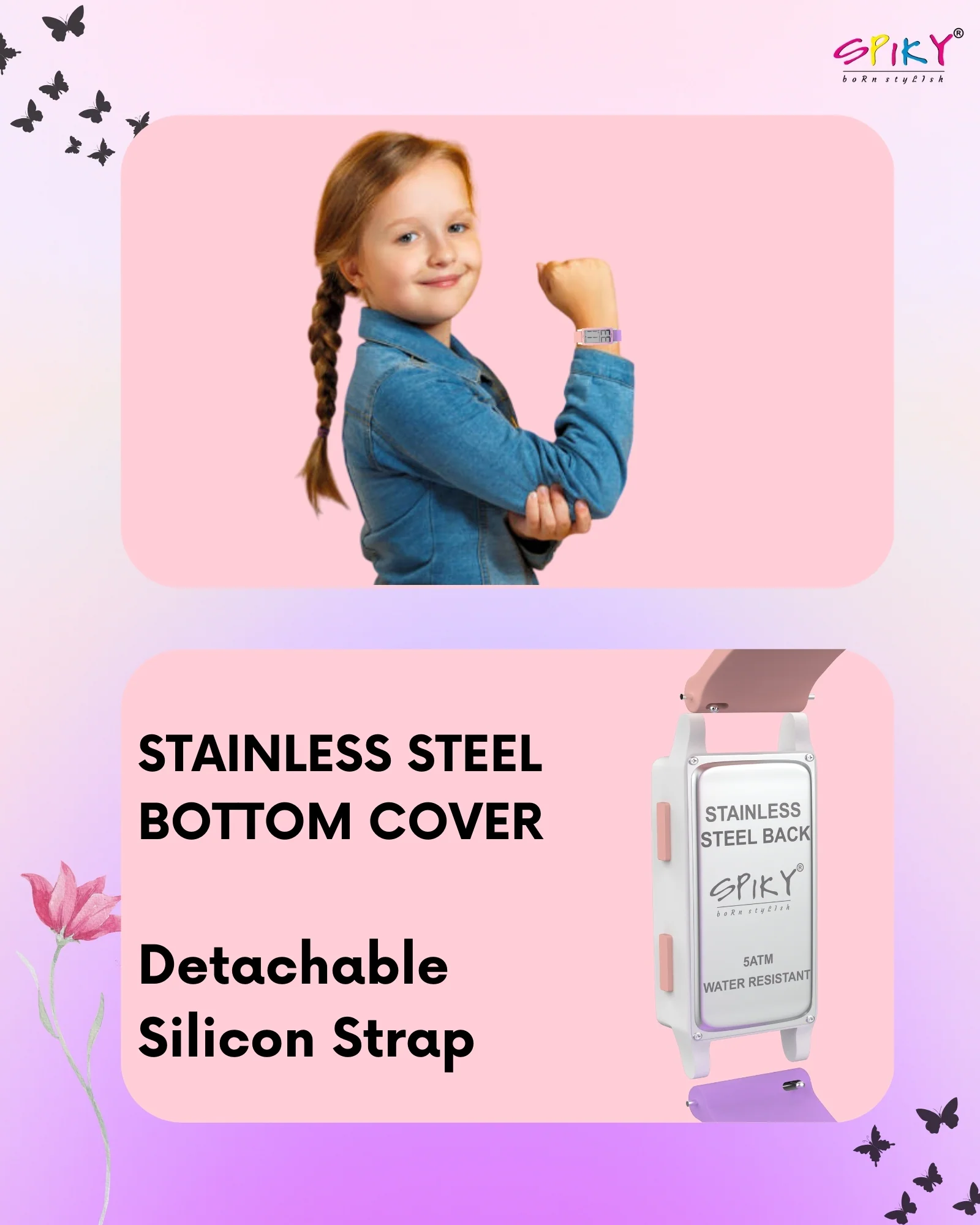 Spiky  Multi-functional Digital Sports Watch for Kids EVA44 - Image 13