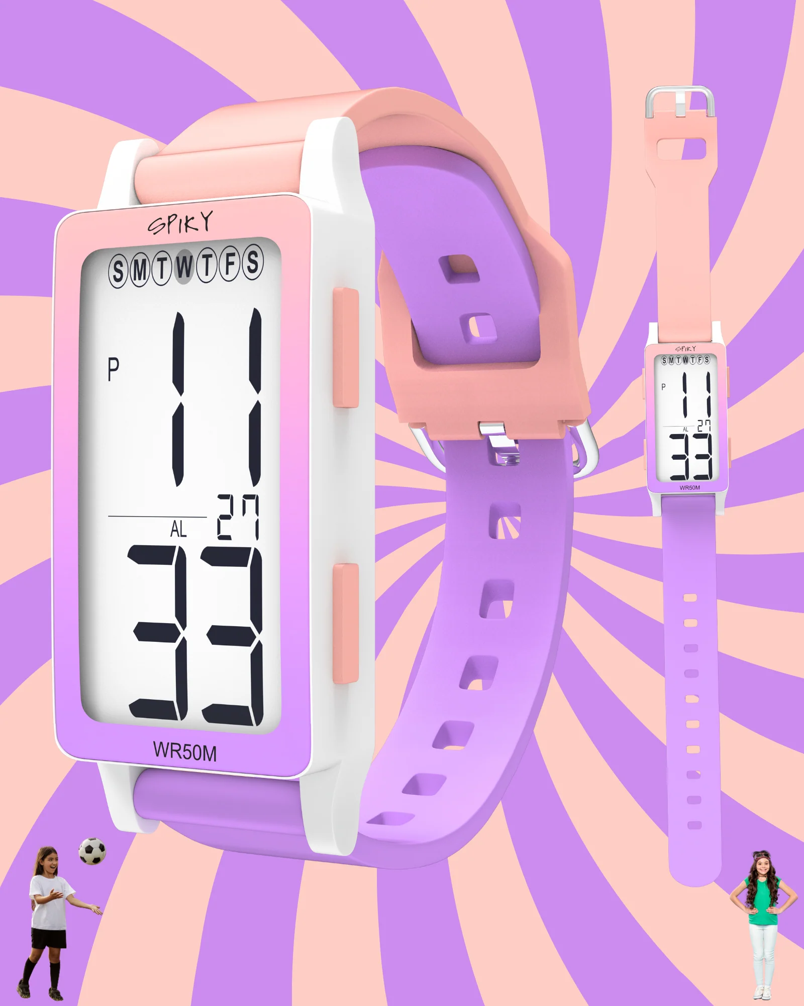 Spiky  Multi-functional Digital Sports Watch for Kids EVA44 - Image 9