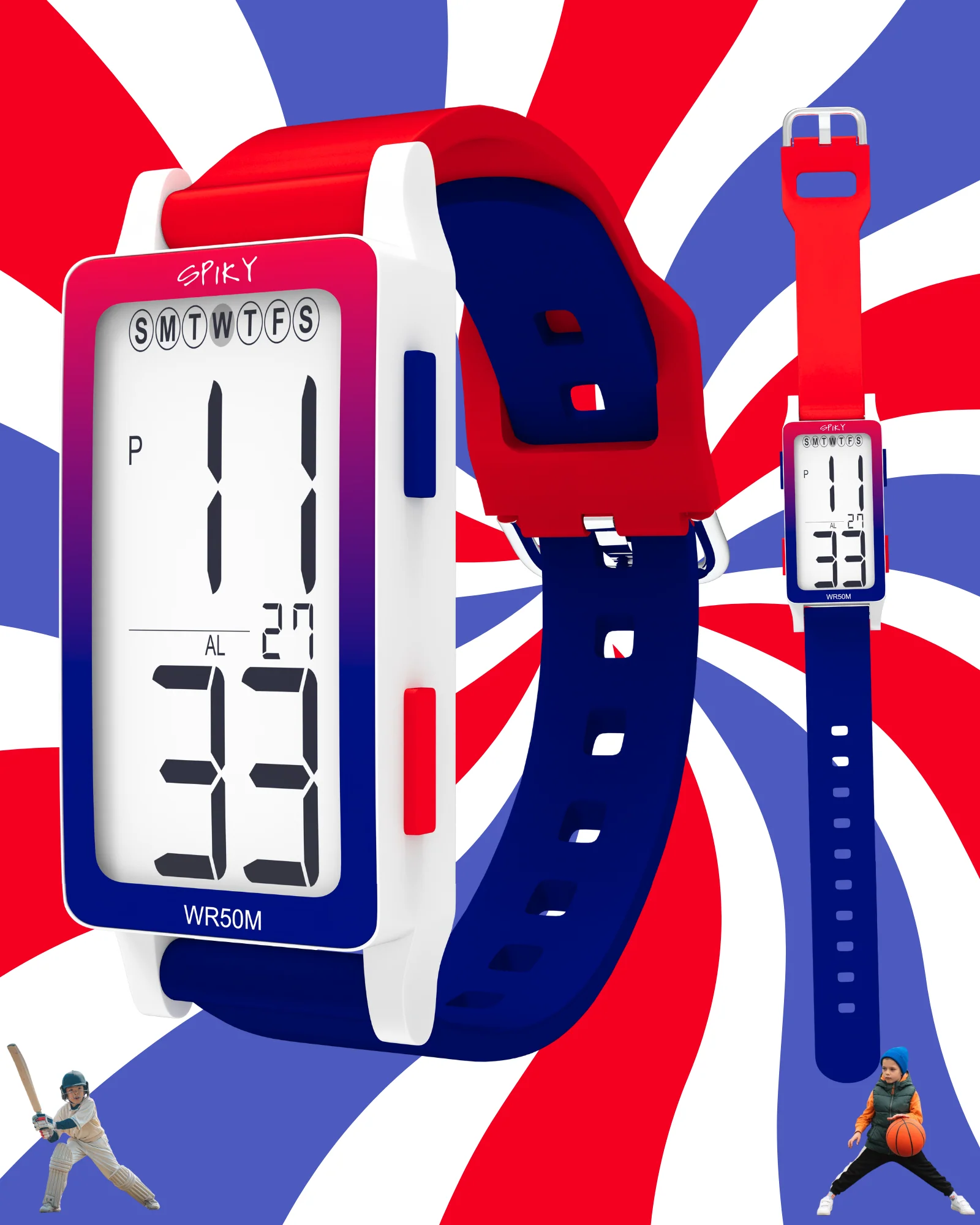 Spiky Multi-functional Digital Sports Watch for Kids EVA44 - Image 8