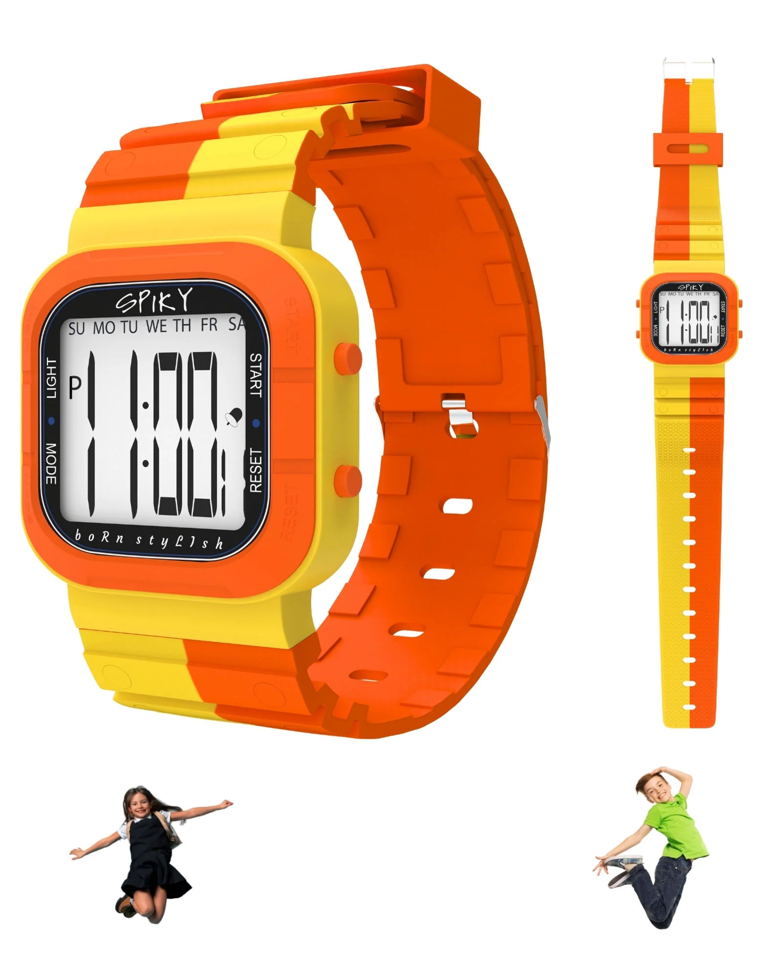 Spiky Multi-functional Digital Watch for Kids Boys and Girls EVA45 - Image 8