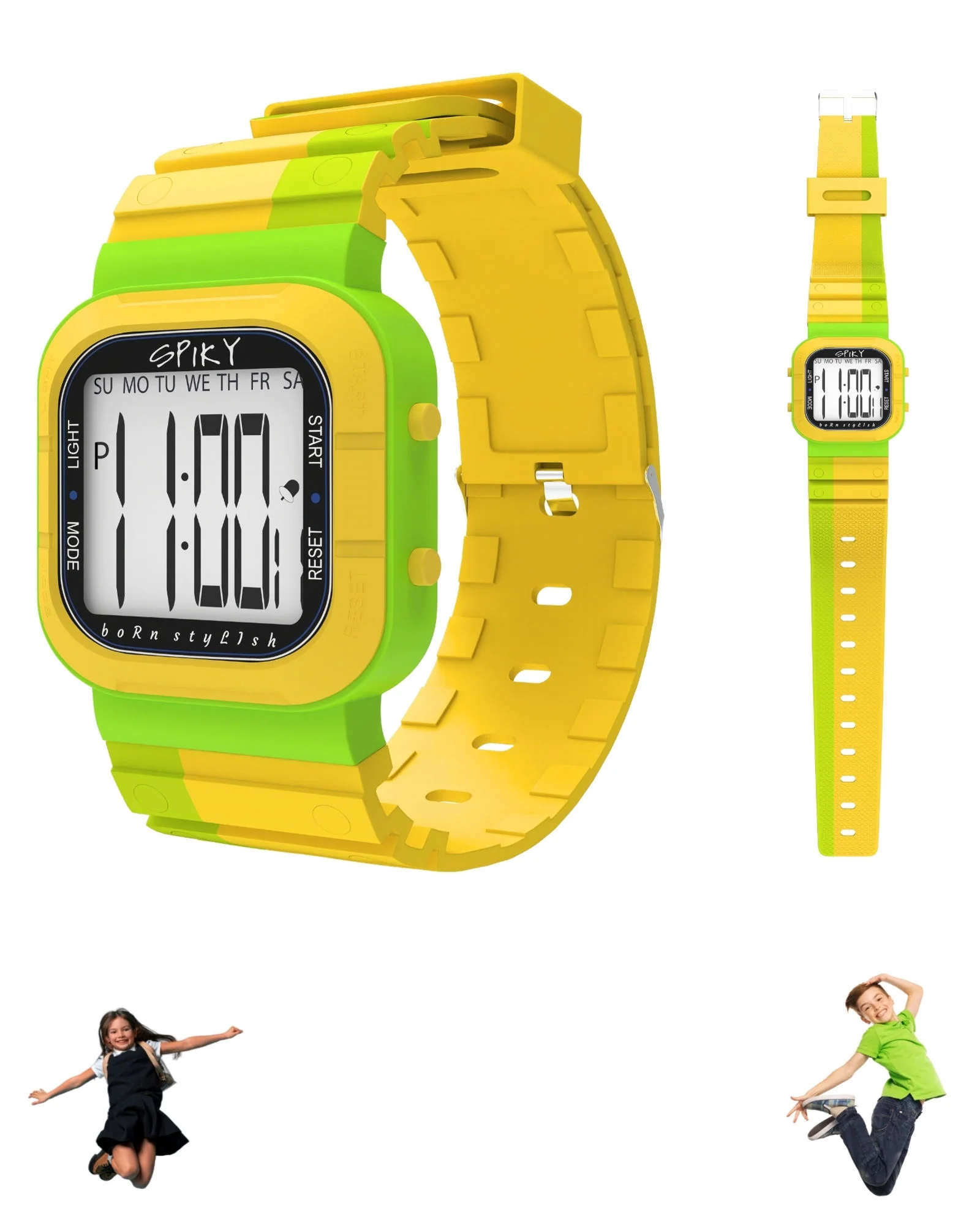 Spiky Multi-functional Digital Watch for Kids Boys and Girls EVA45 - Image 15