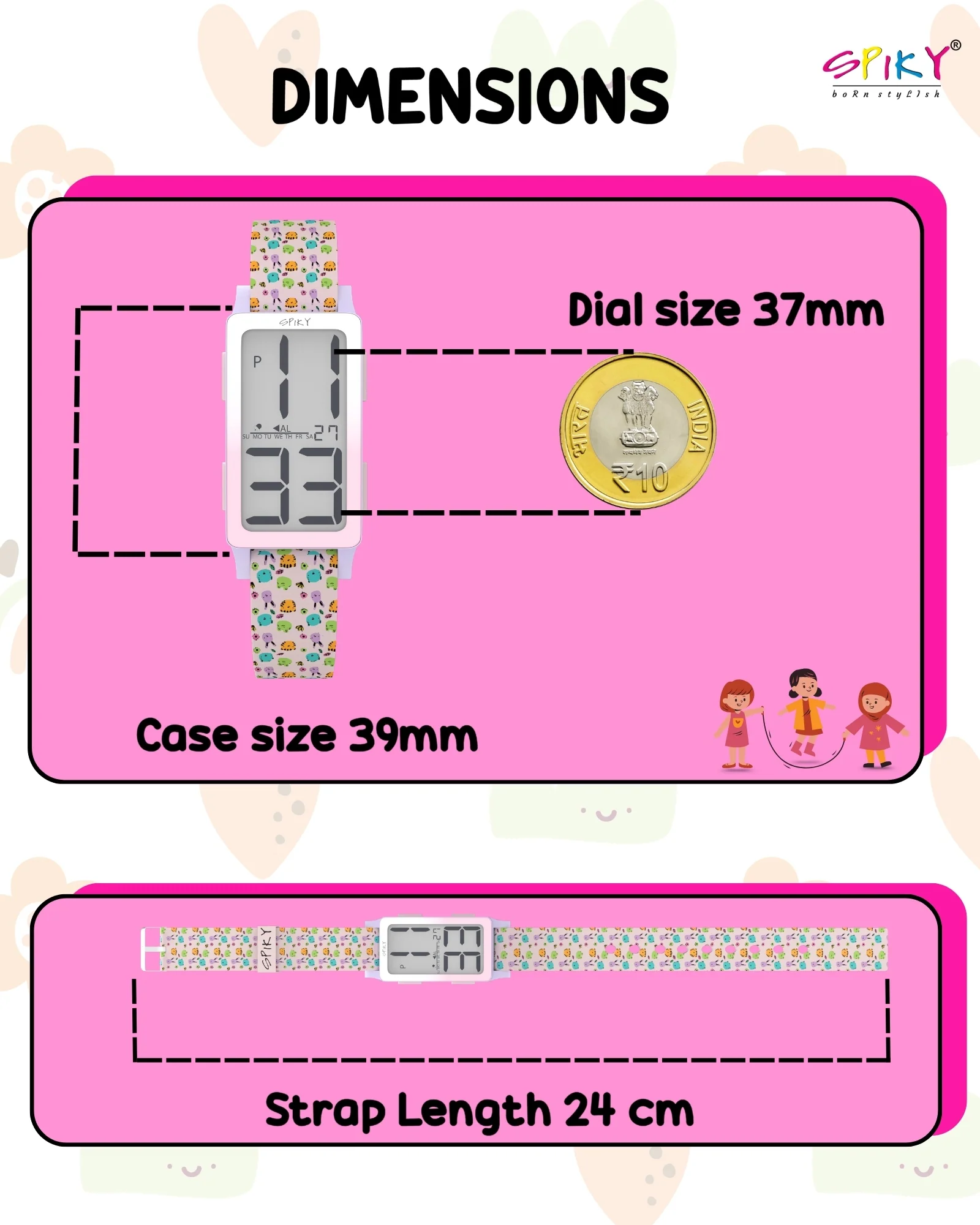 Spiky Multi-functional Digital Sports Watch for Kids EVA46 - Image 19