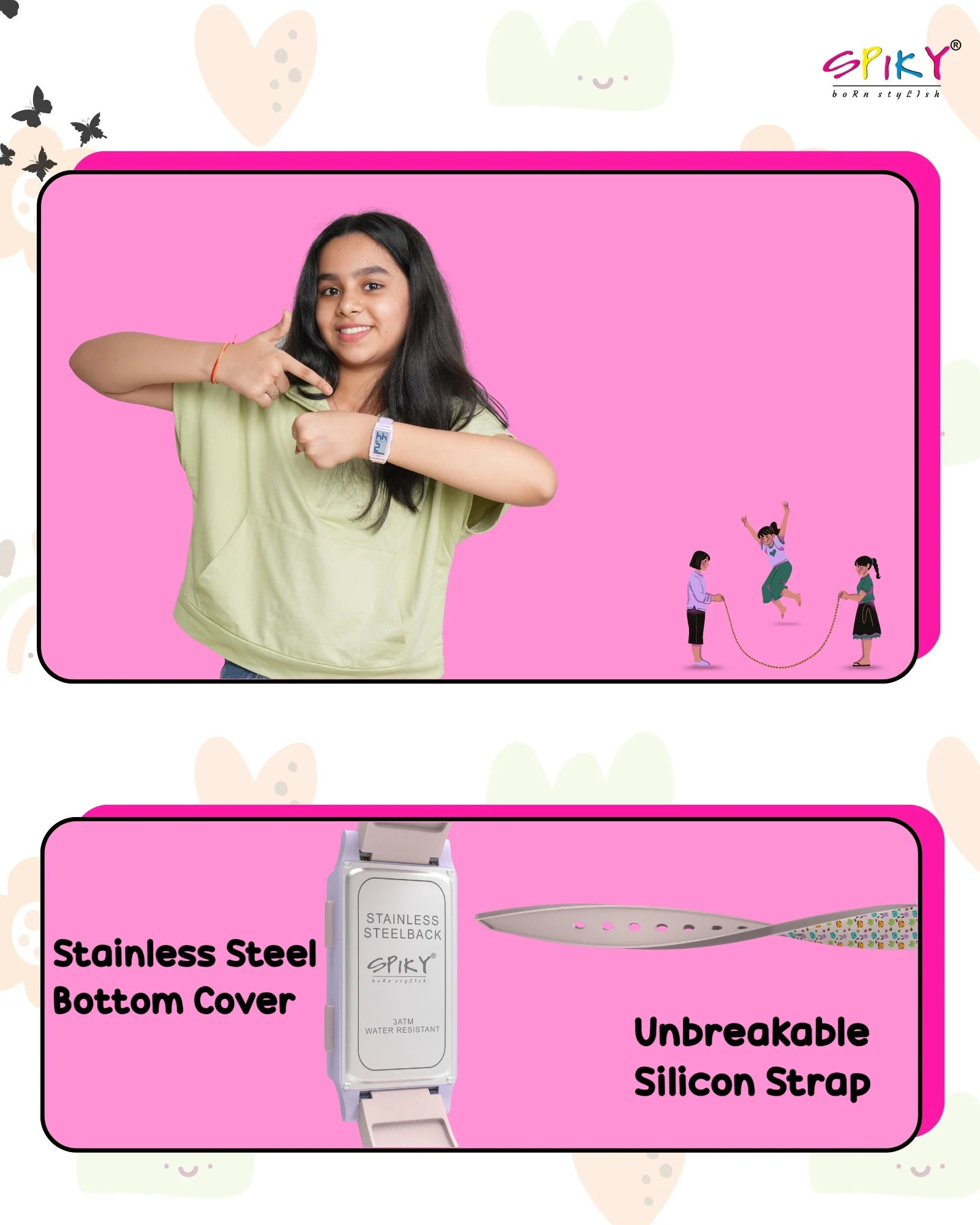 Spiky Multi-functional Digital Sports Watch for Kids EVA46 - Image 20