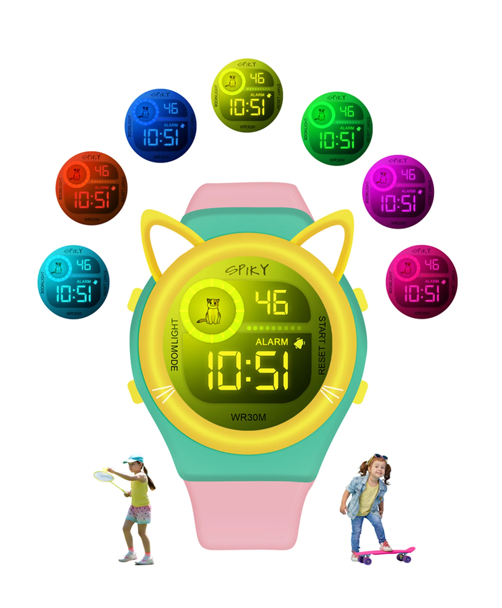 Spiky Eva26 Fun Digital Watch for Kids - Image 23