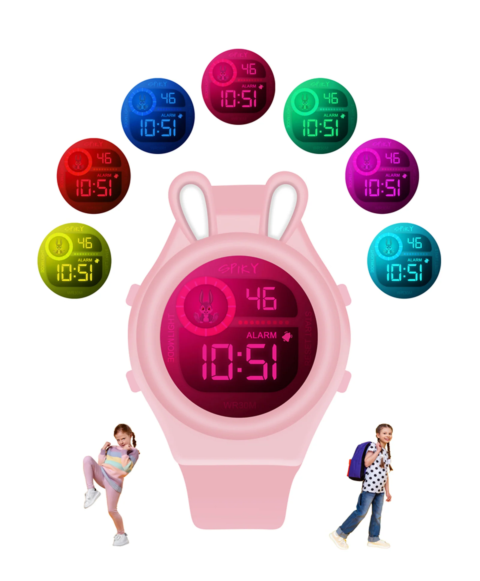 Spiky Eva26 Fun Digital Watch for Kids - Image 33