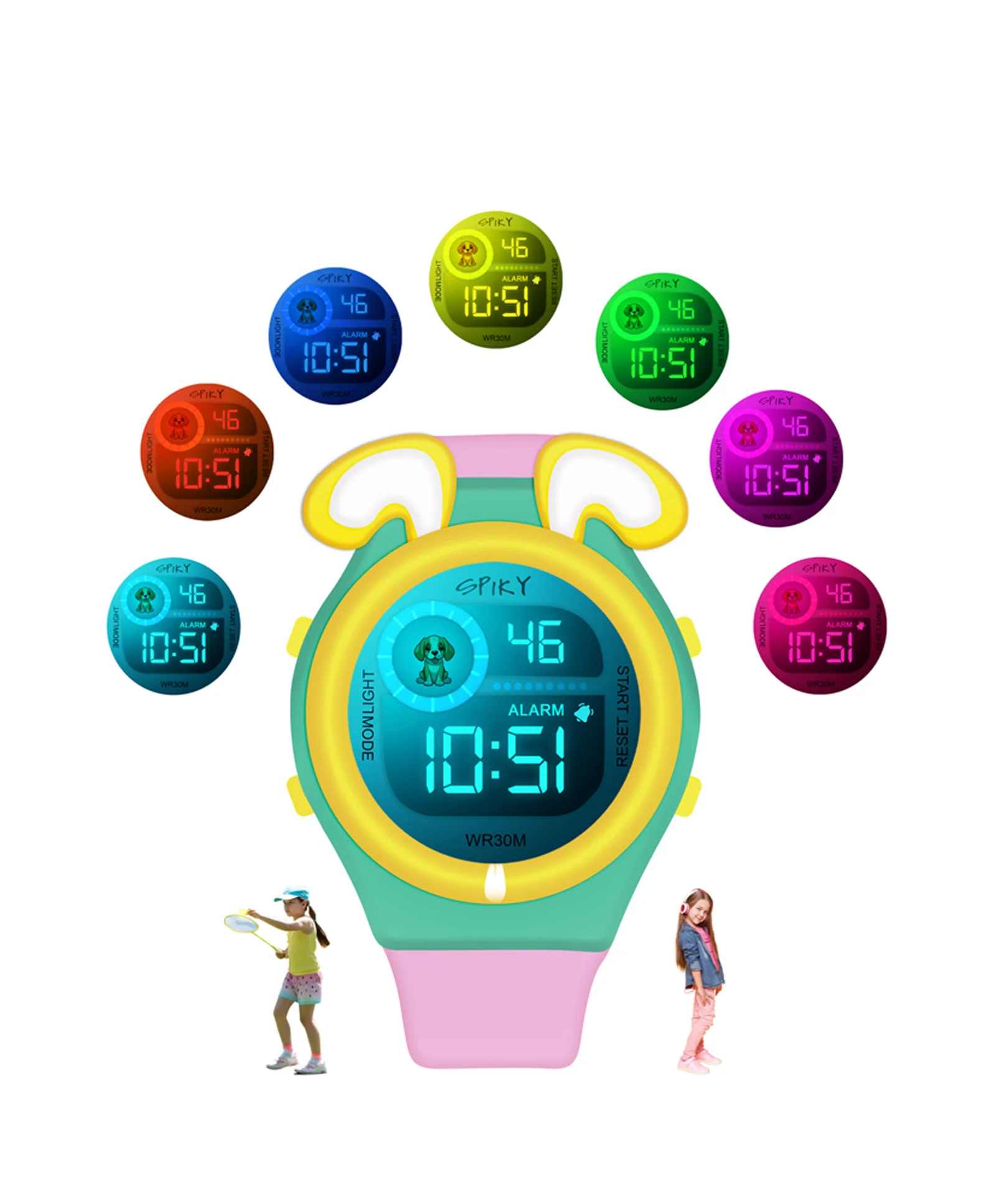 Spiky Eva26 Fun Digital Watch for Kids - Image 55