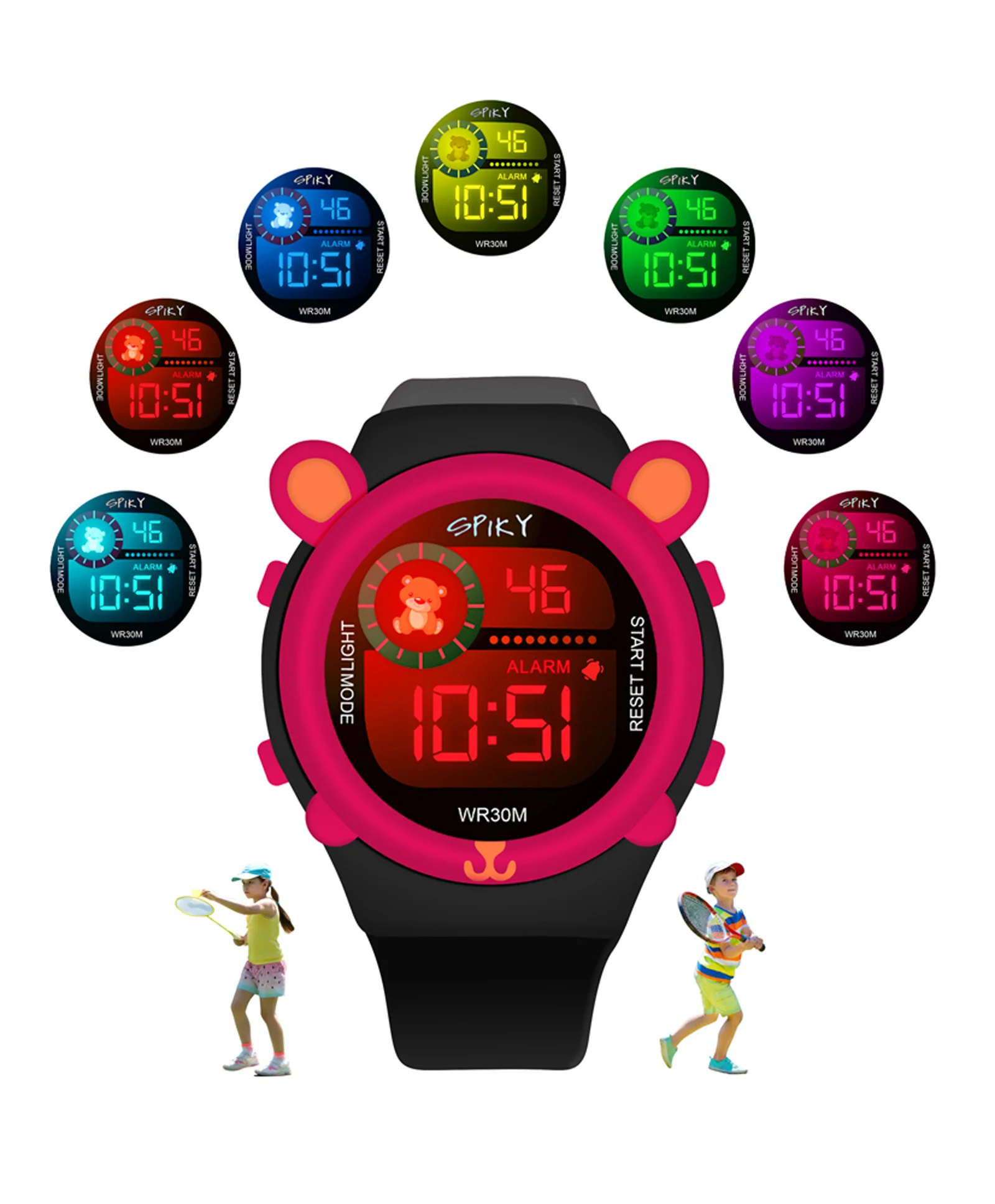 Spiky Eva26 Fun Digital Watch for Kids - Image 66