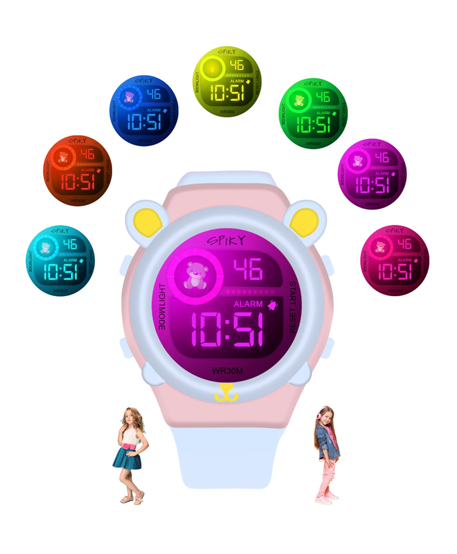 Spiky Eva26 Fun Digital Watch for Kids - Image 66