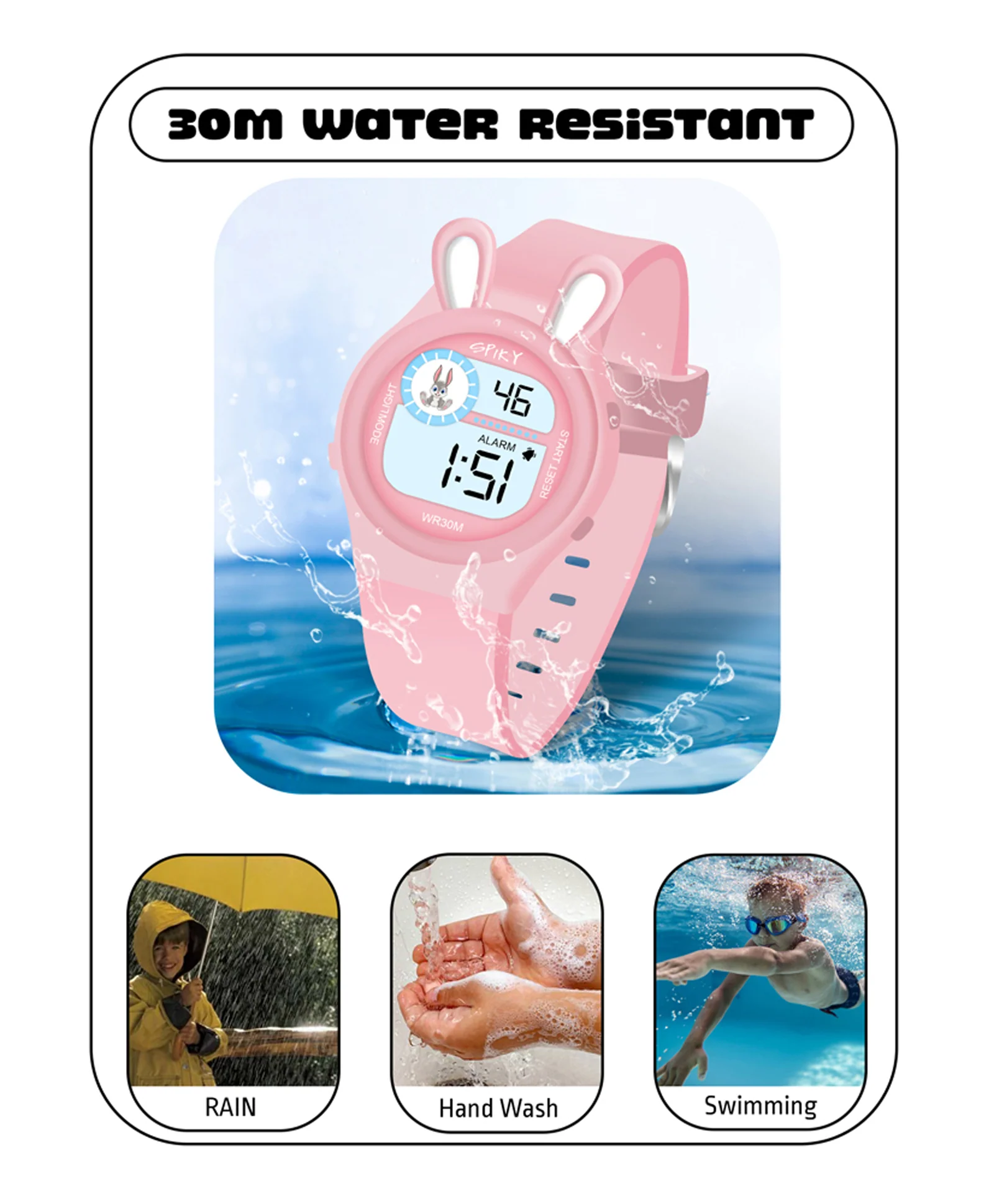 Spiky Eva26 Fun Digital Watch for Kids - Image 16