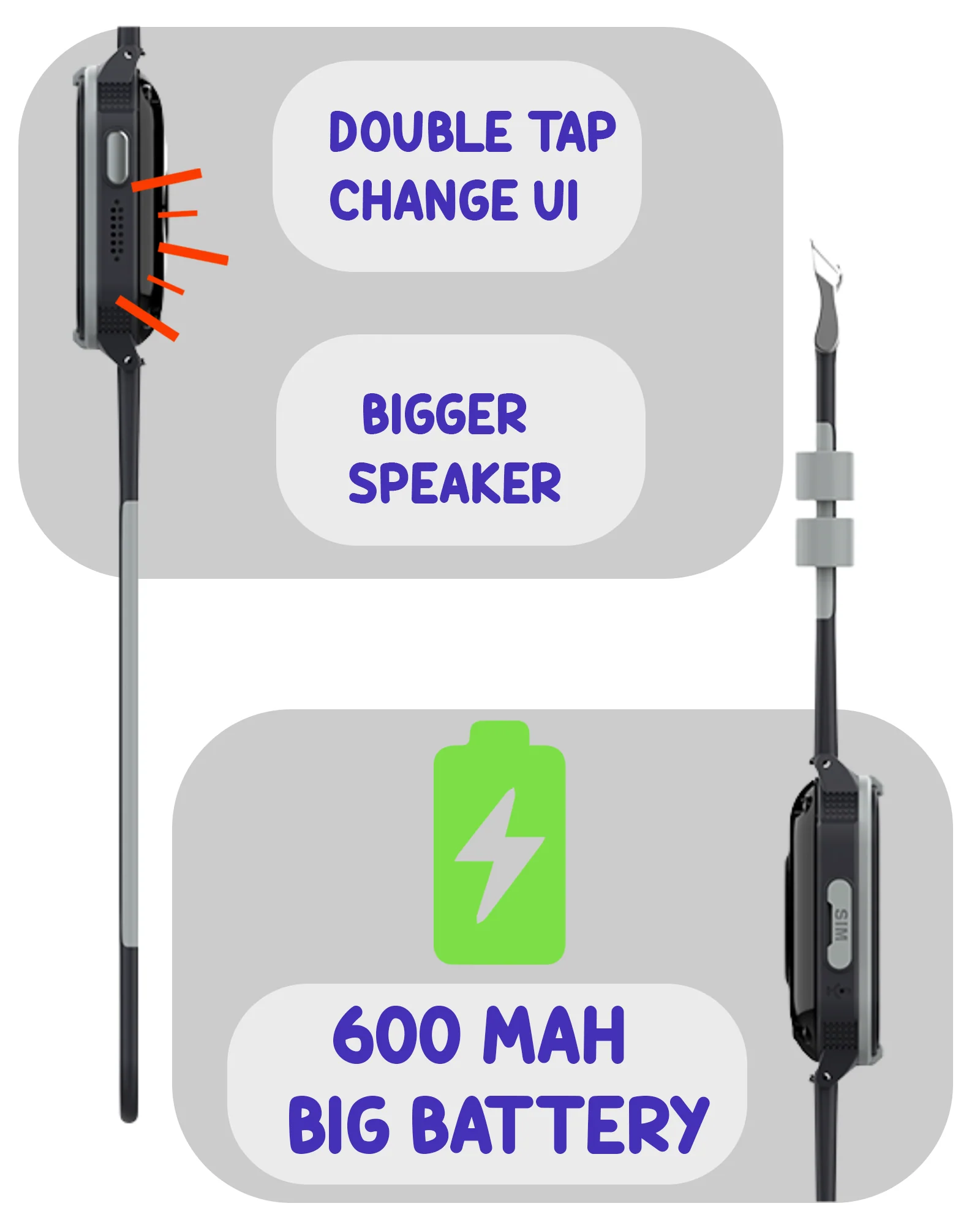 Spiky Gnome 4G Video Calling Smartwatch for Kids with Multi UI - Image 13