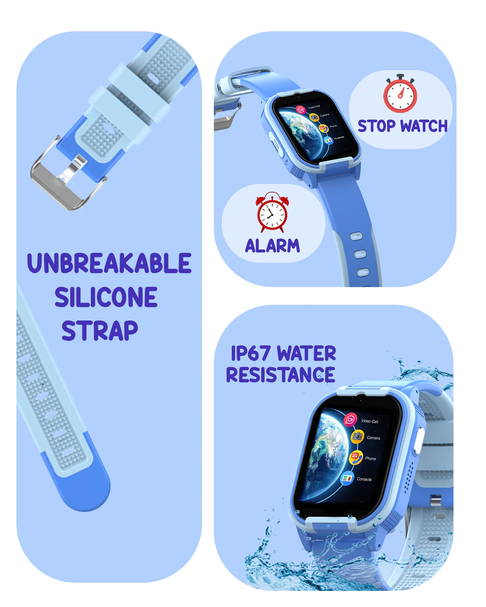 Spiky Gnome 4G Video Calling Smartwatch for Kids with Multi UI - Image 5