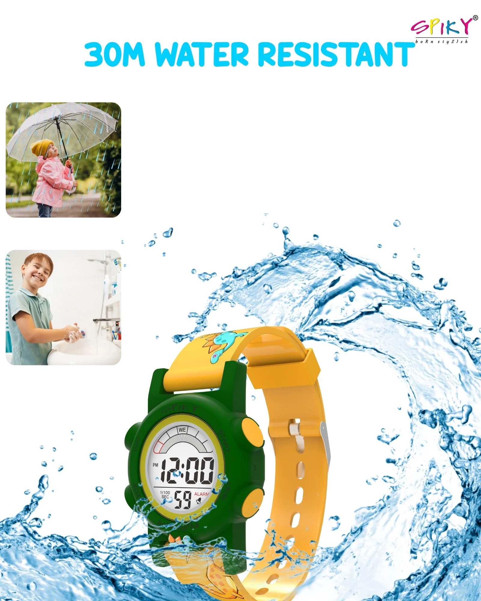 Spiky Multi-functional Digital Sports Watch for Kids Boys and Girls - Image 34