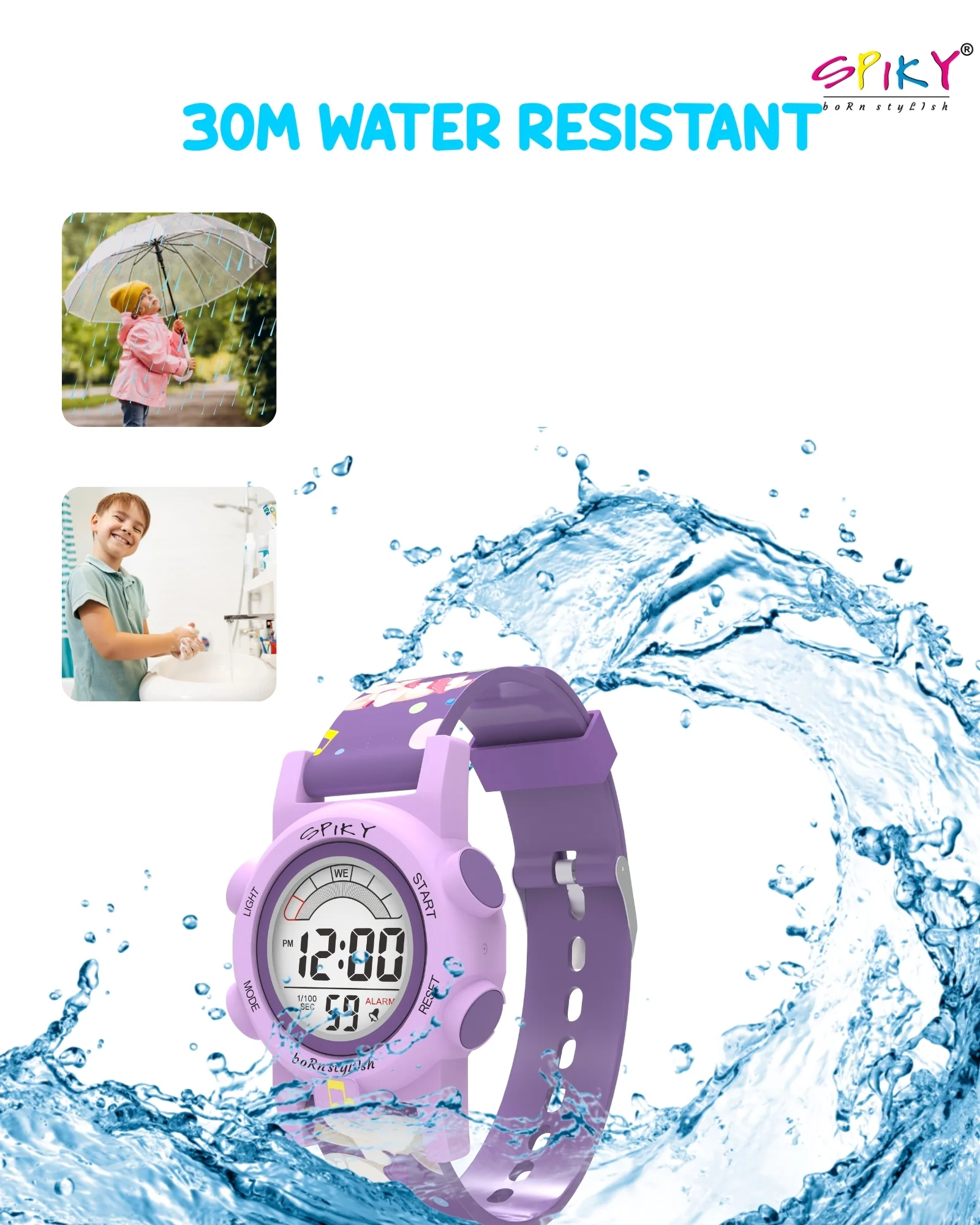 Spiky Multi-functional Digital Sports Watch for Kids Boys and Girls - Image 27