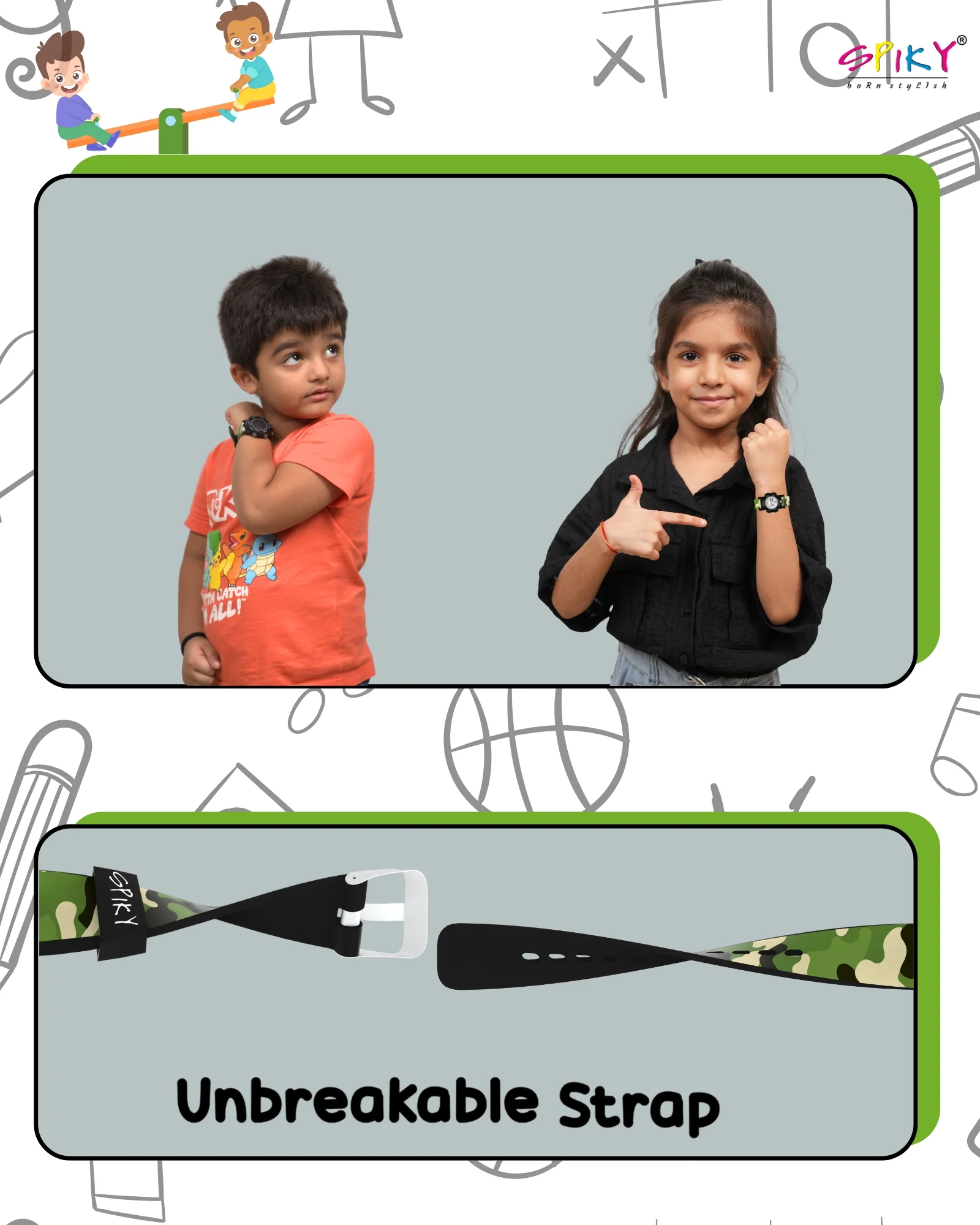 Spiky Multi-functional Digital Sports Watch for Kids Boys and Girls - Image 5