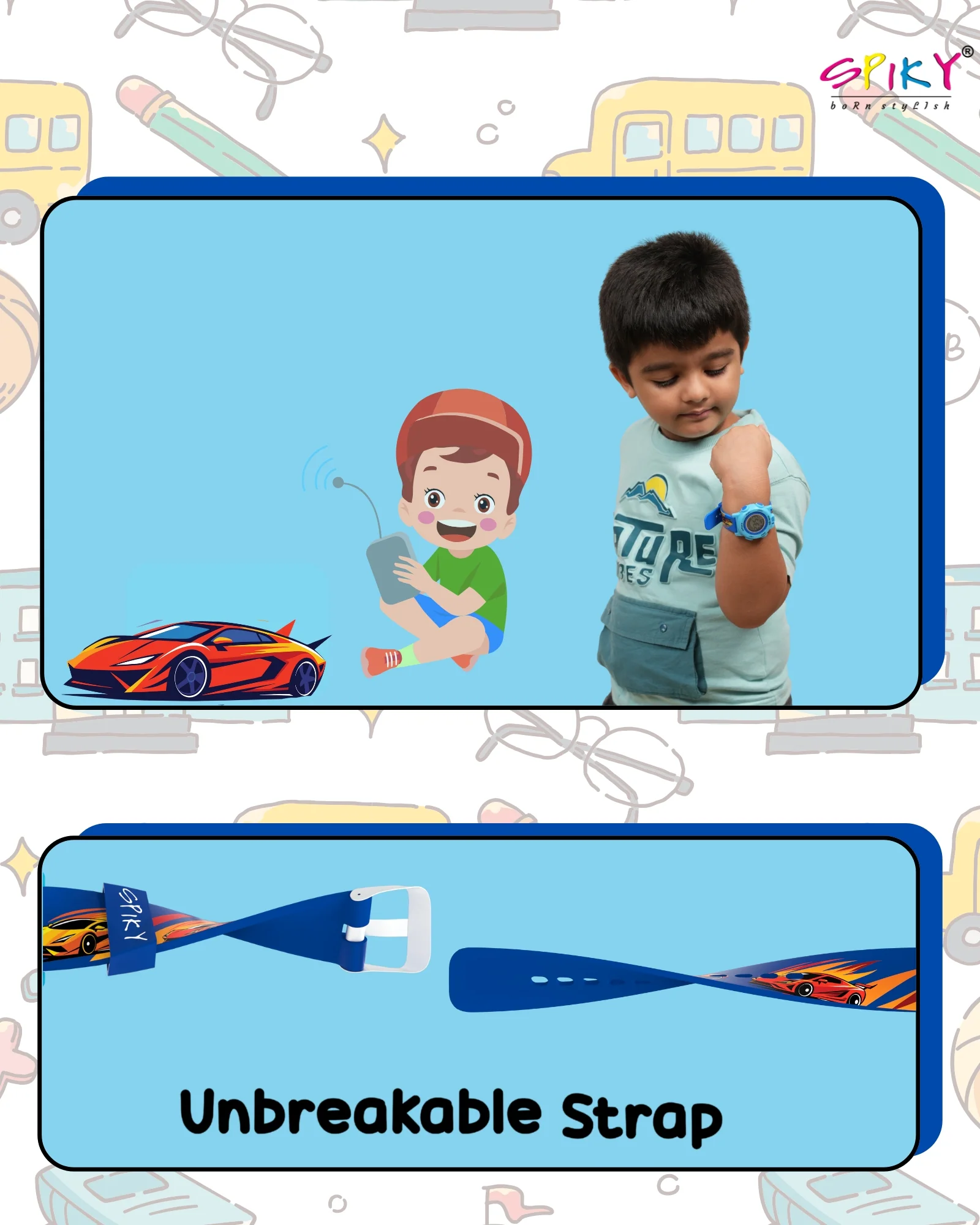 Spiky Multi-functional Digital Sports Watch for Kids Boys and Girls - Image 12