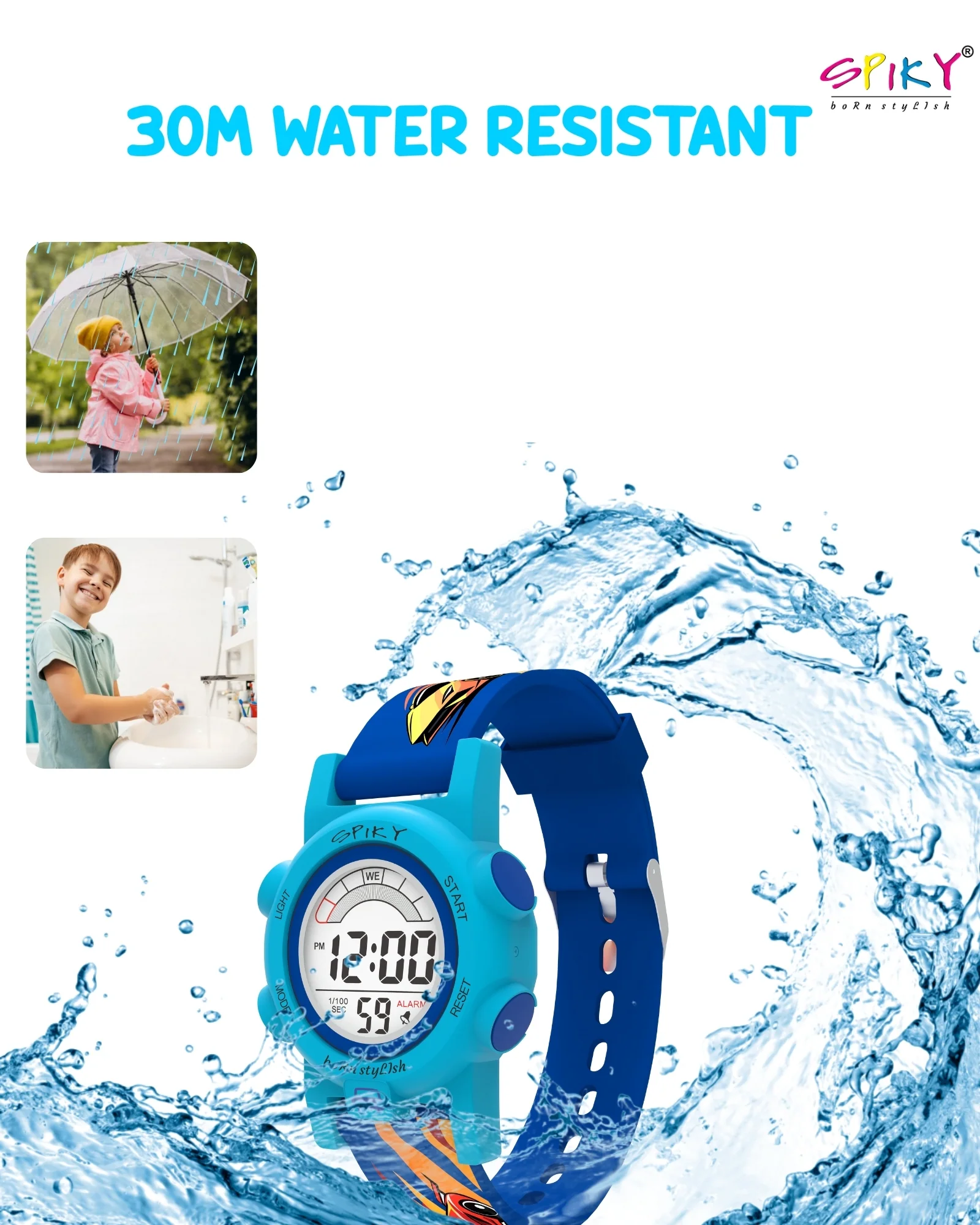 Spiky Multi-functional Digital Sports Watch for Kids Boys and Girls - Image 13