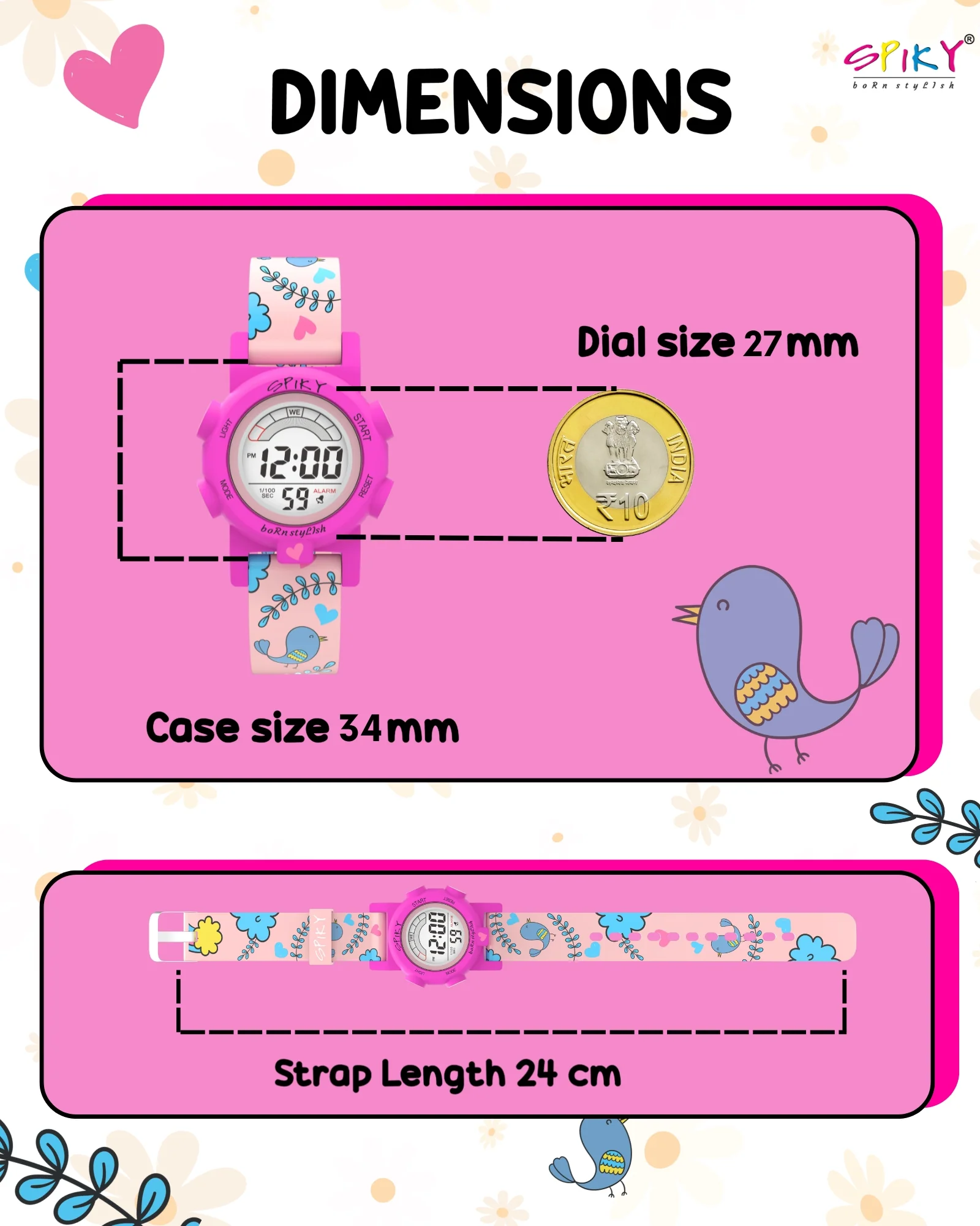 Spiky Multi-functional Digital Sports Watch for Kids Boys and Girls - Image 18