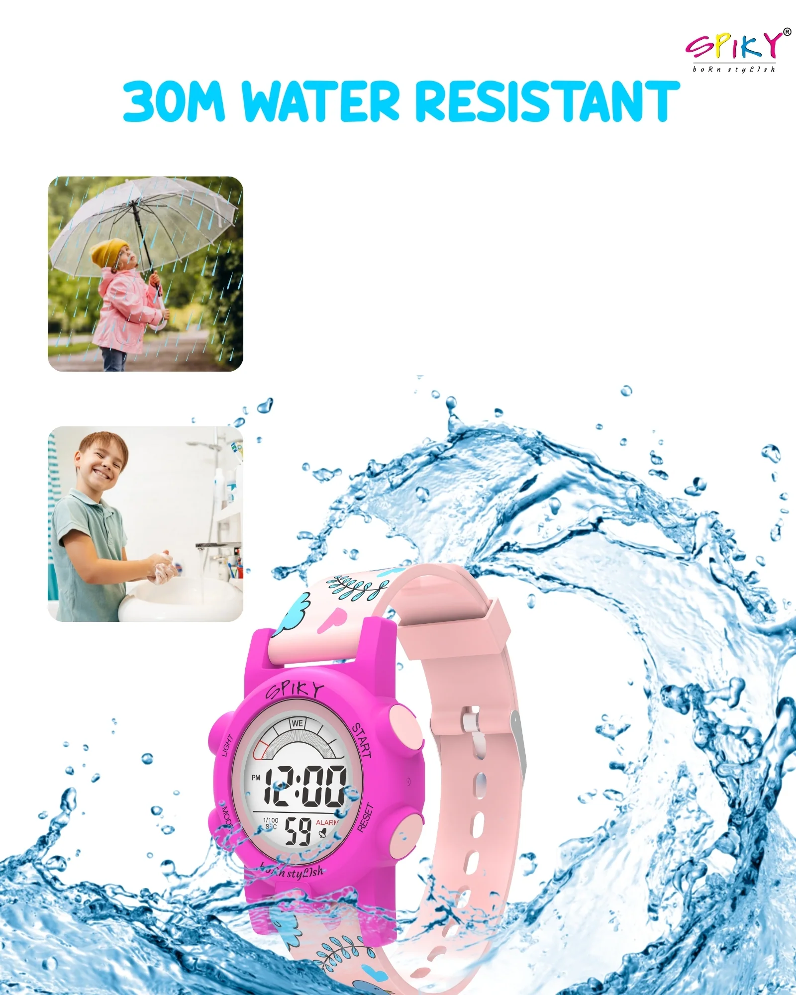 Spiky Multi-functional Digital Sports Watch for Kids Boys and Girls - Image 20