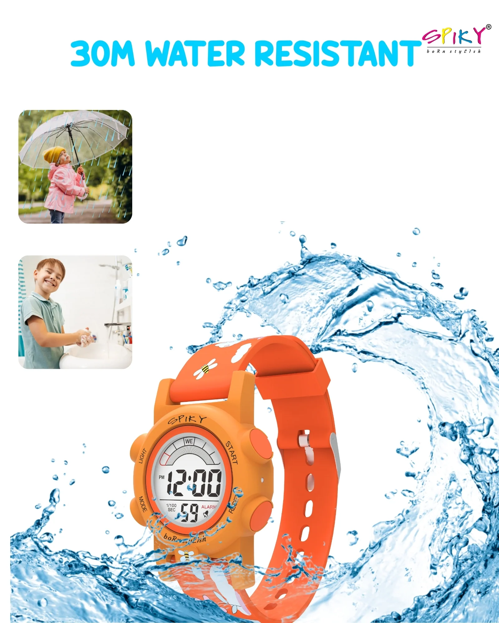 Spiky Multi-functional Digital Sports Watch for Kids Boys and Girls - Image 41