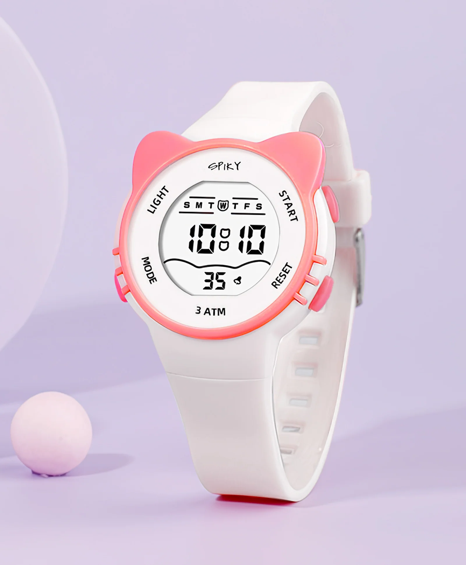 Spiky Eva12 Cat Shaped Sports Digital Watch - Image 13