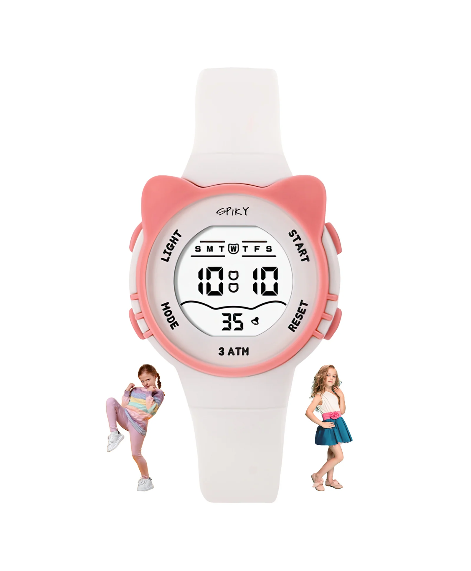 Spiky Eva12 Cat Shaped Sports Digital Watch - Image 14
