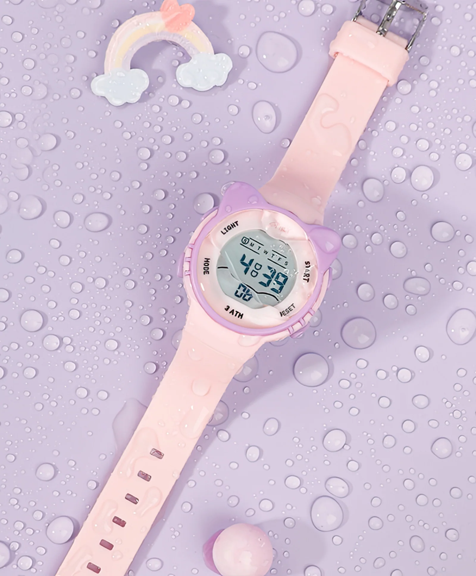 Spiky Eva12 Cat Shaped Sports Digital Watch - Image 8