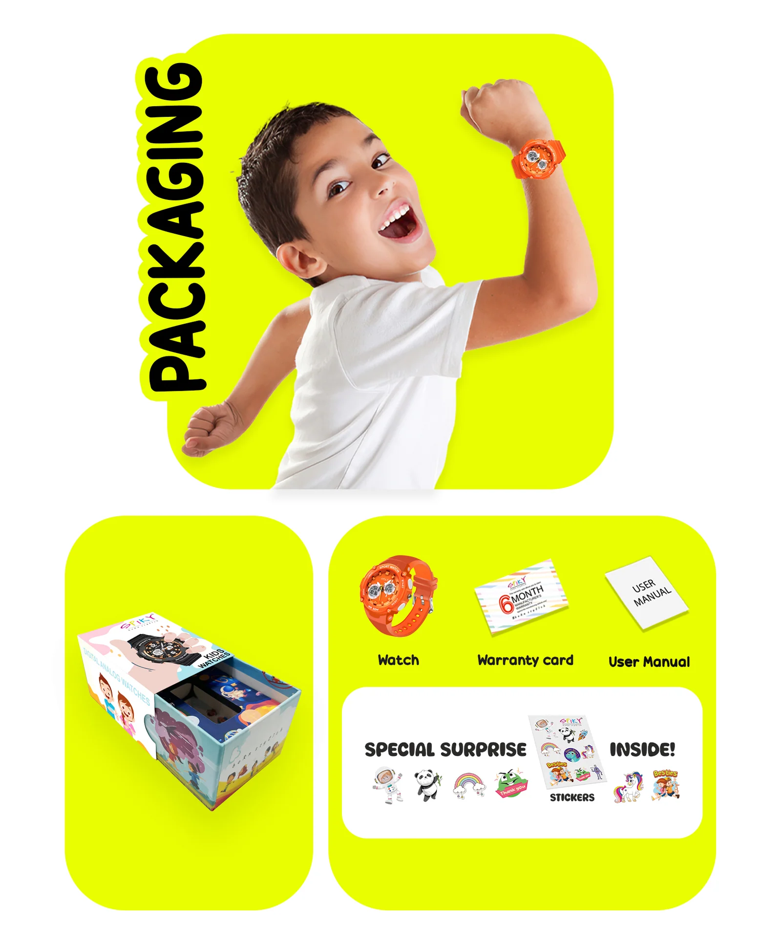 Spiky Eva29 Round Digital Sports Diving Watch - Image 39