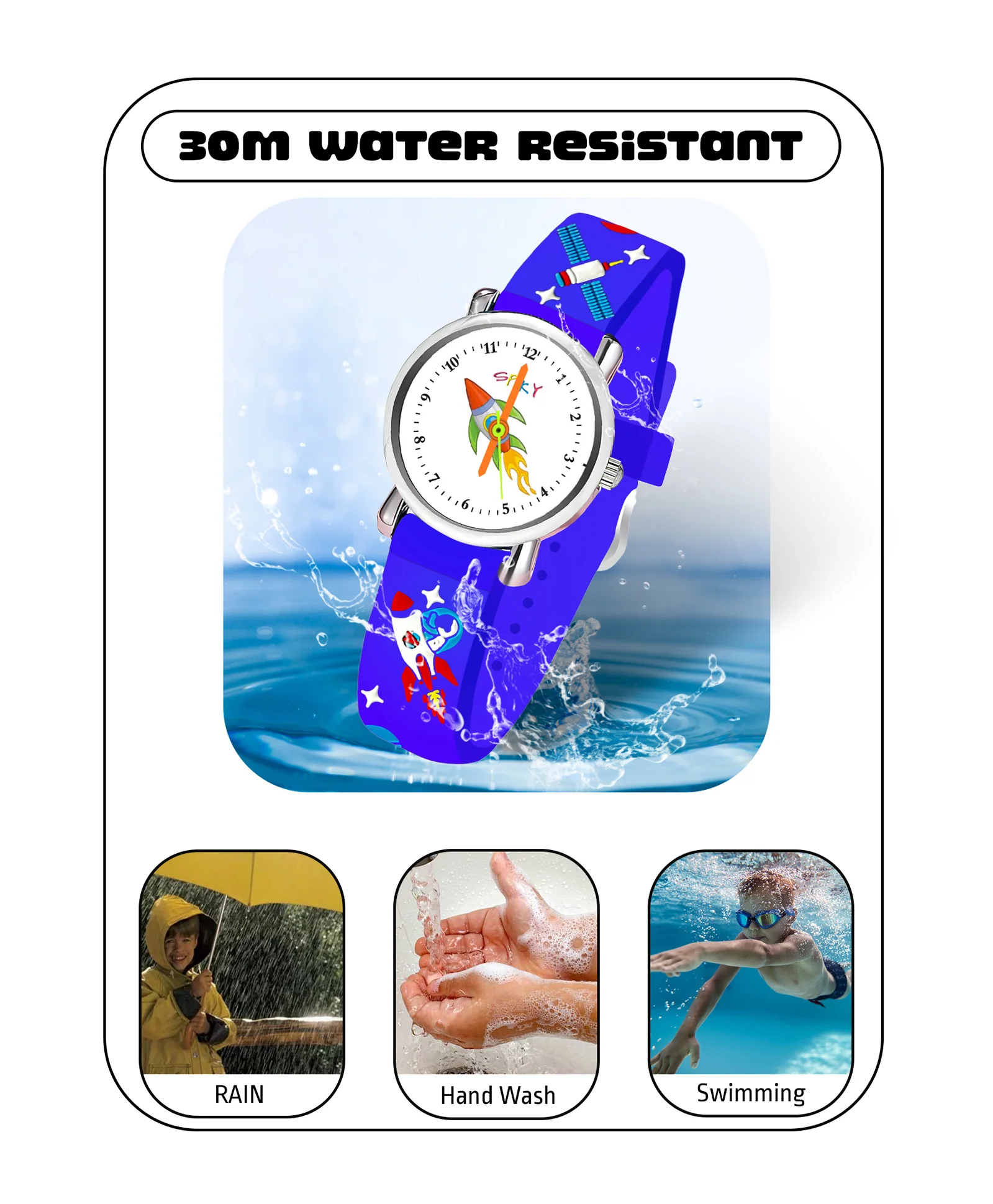 Spiky Eva9 Round Unicorn Strap Analog Watch - Image 15