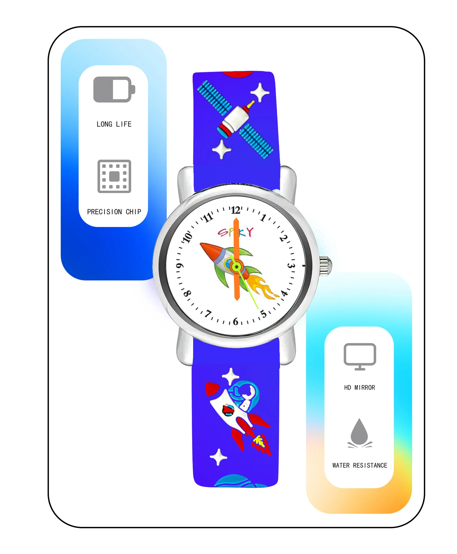 Spiky Eva9 Round Unicorn Strap Analog Watch - Image 16