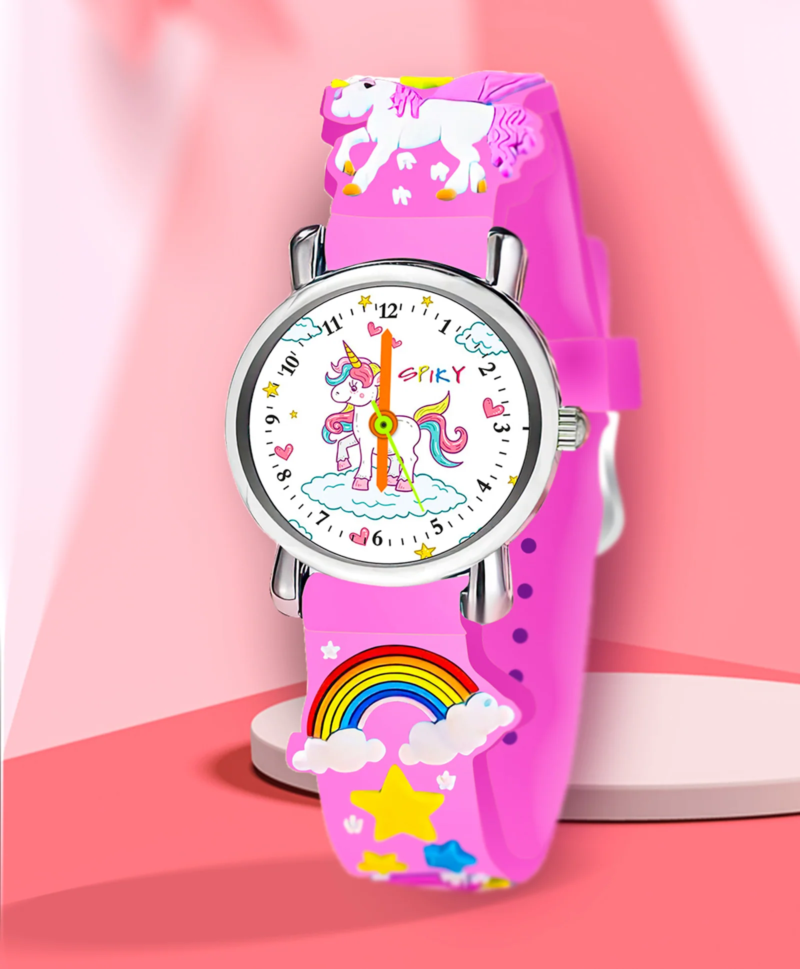 Spiky Eva9 Round Unicorn Strap Analog Watch - Image 12