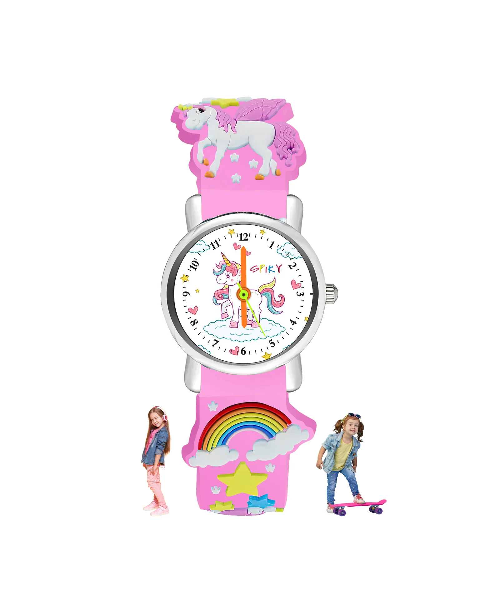 Spiky Eva9 Round Unicorn Strap Analog Watch - Image 13