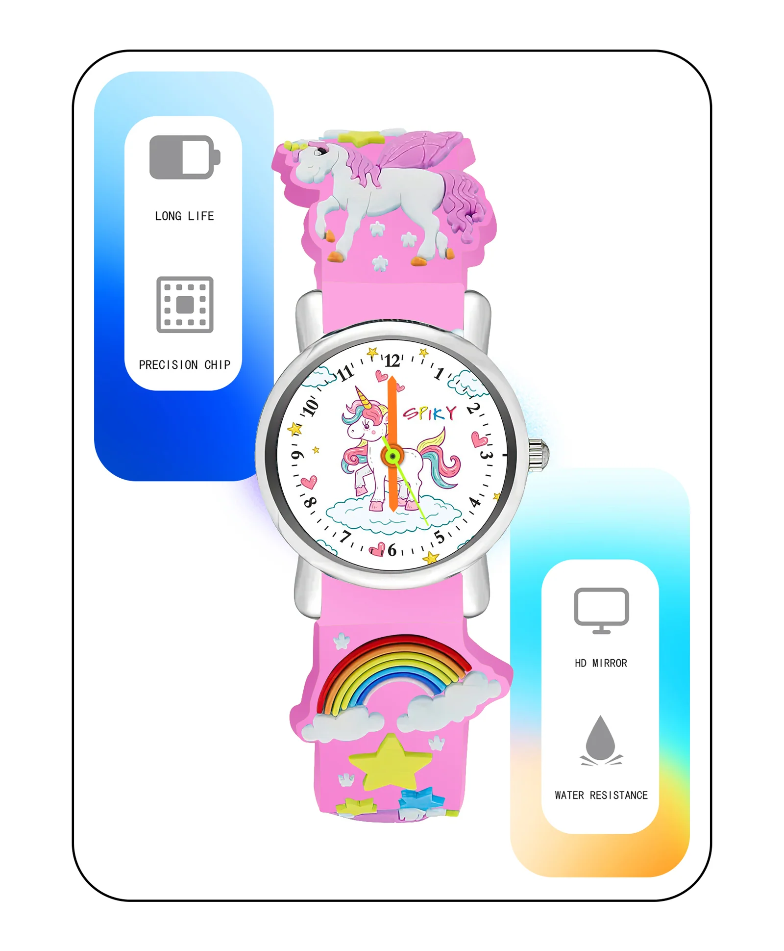 Spiky Eva9 Round Unicorn Strap Analog Watch - Image 18