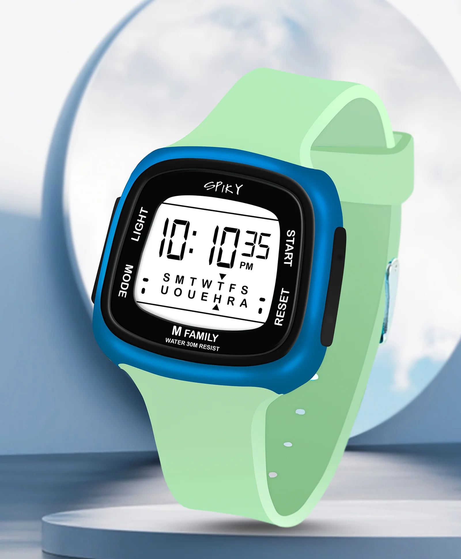 Spiky Eva16 Unique Square Digital Watch for Kids - Image 12