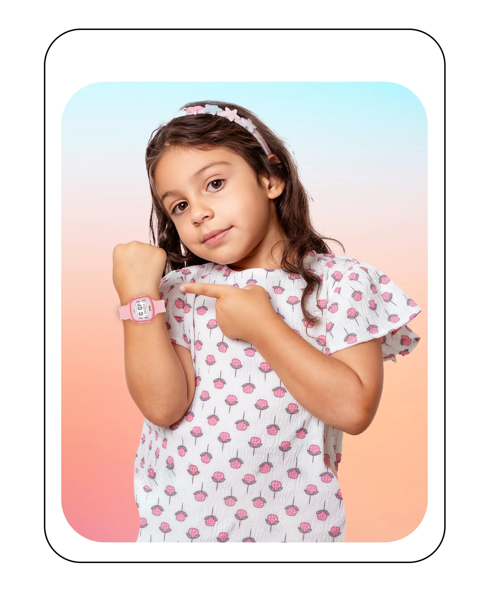 Spiky Eva16 Unique Square Digital Watch for Kids - Image 27