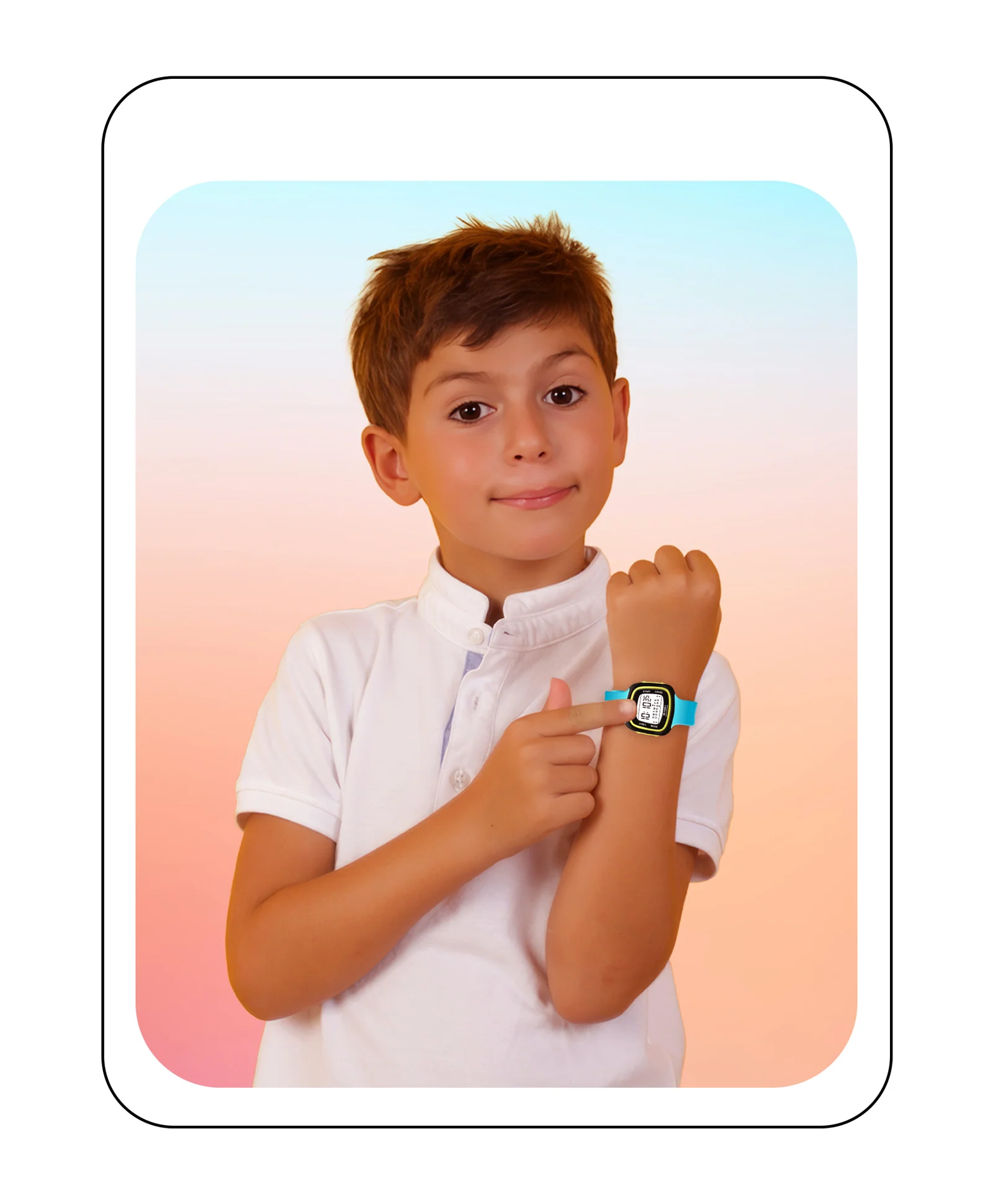 Spiky Eva16 Unique Square Digital Watch for Kids - Image 16